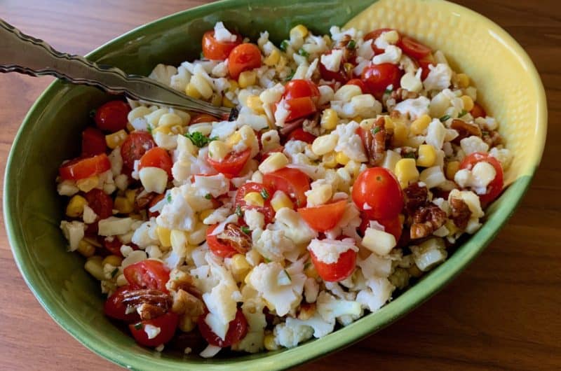 Corn Salad with Pecan Dressing