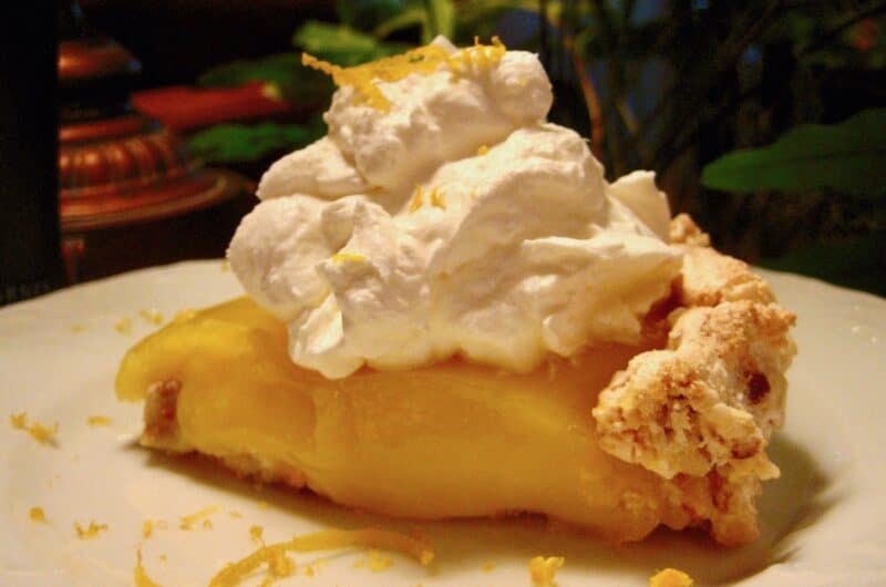 Upside Down Lemon Meringue Pie