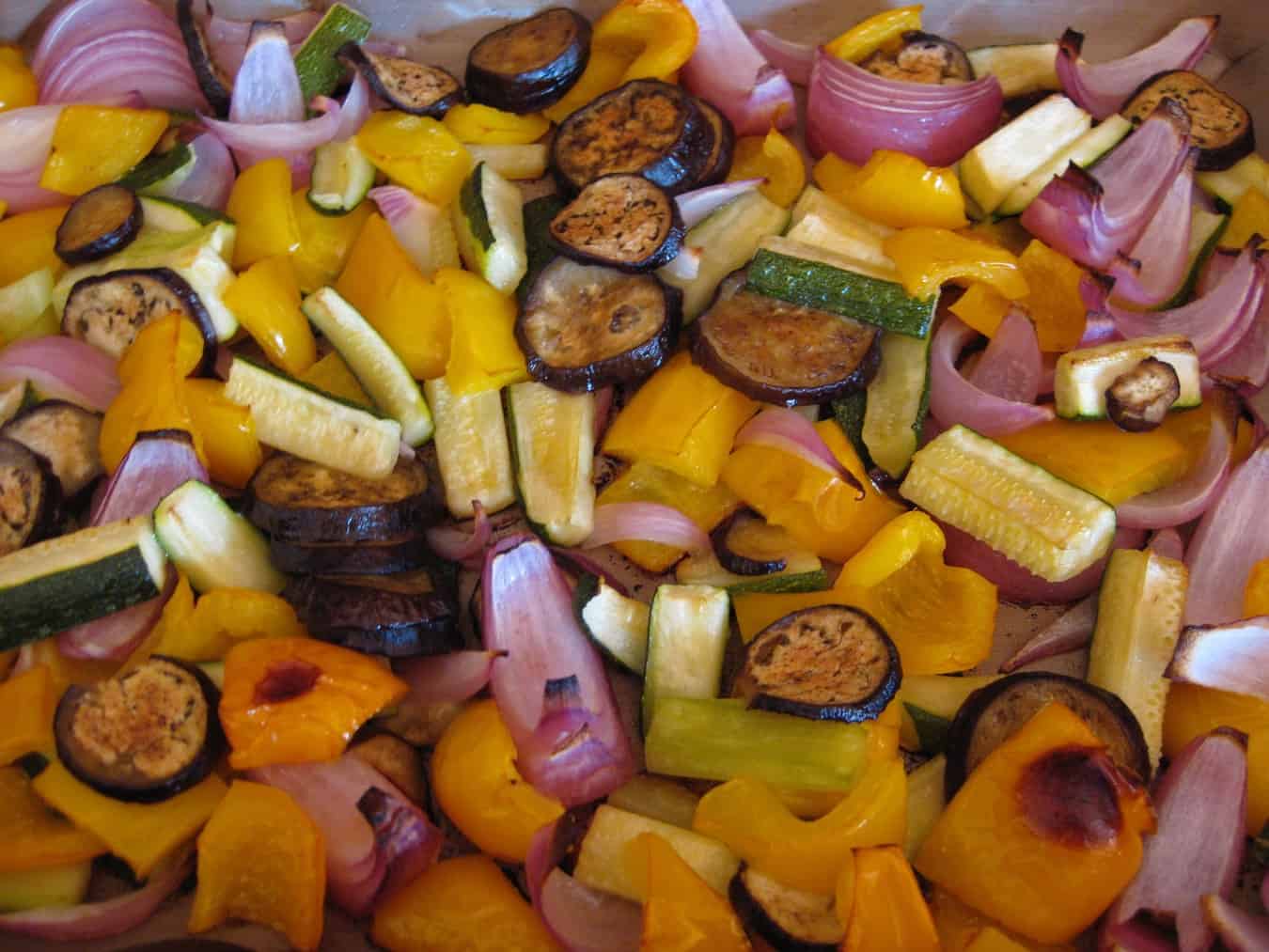 Roasted Mediterranean Vegetables - My Own Sweet Thyme
