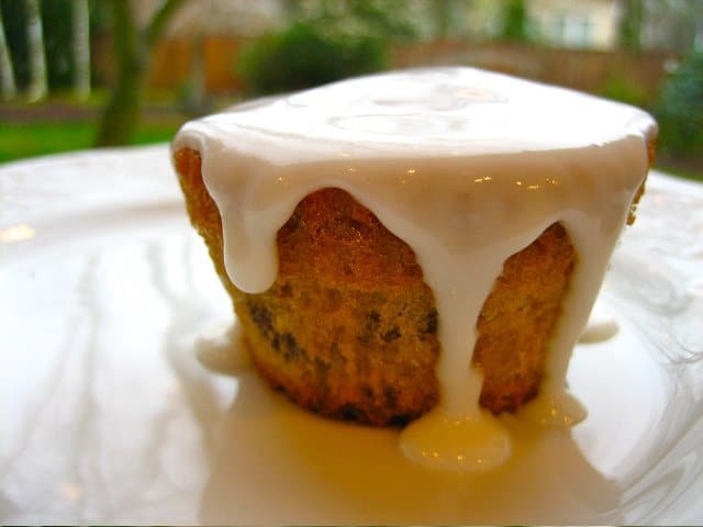 Italian Wedding Cupcake with Lemon Glaze