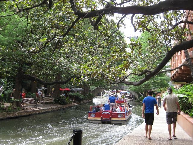 A Riverwalk Cruise in San Antonio, Texas.