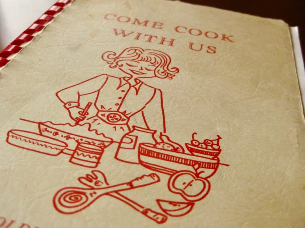 Come Cook With Us is a cookbook from a local homemakers association.