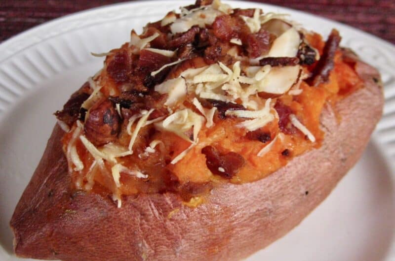 Tropical Twice Baked Sweet Potatoes