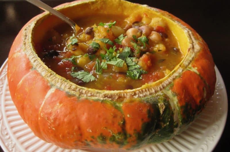 Squash and Hominy Stew