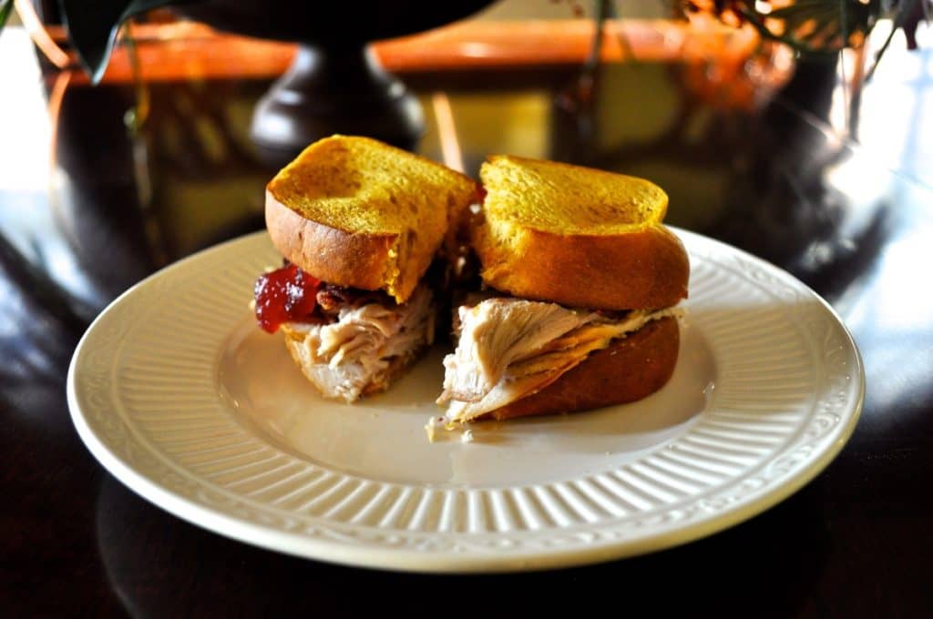The Best Turkey Sandwich is made from the leftovers of our Thanksgiving menu.