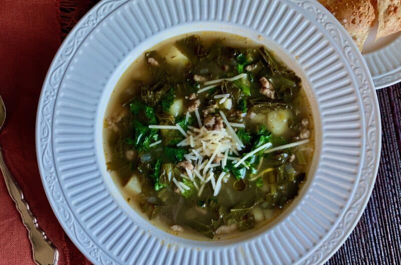 Kale and Potato Soup with Sausage