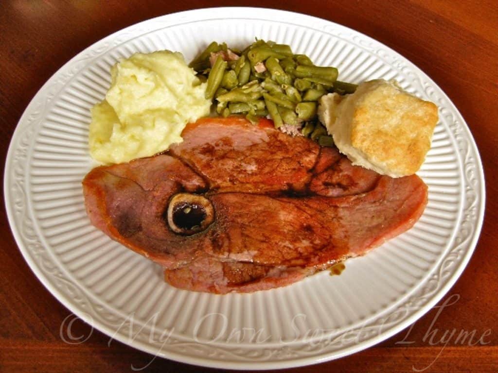 Knurre opdagelse butiksindehaveren Kentucky Country Ham and Red Eye Gravy - My Own Sweet Thyme