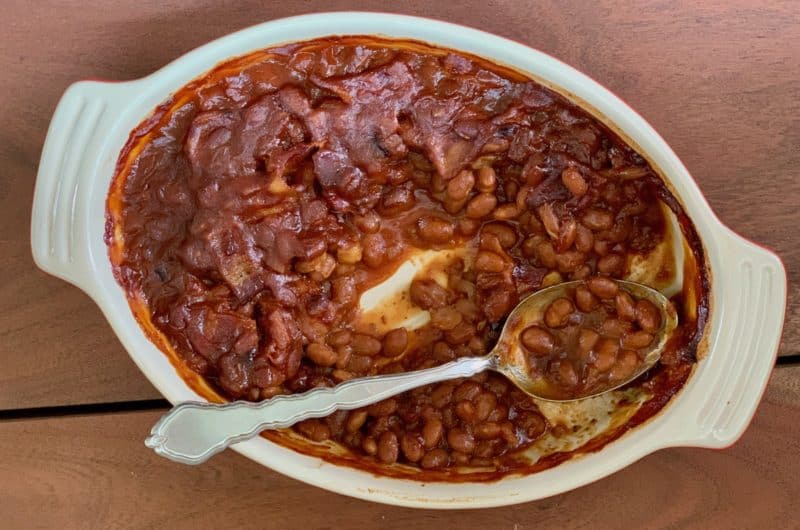 Bourbon Baked Beans with Bacon