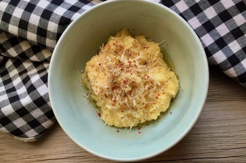 A Simple Bowl of Breakfast Grits - My Own Sweet Thyme
