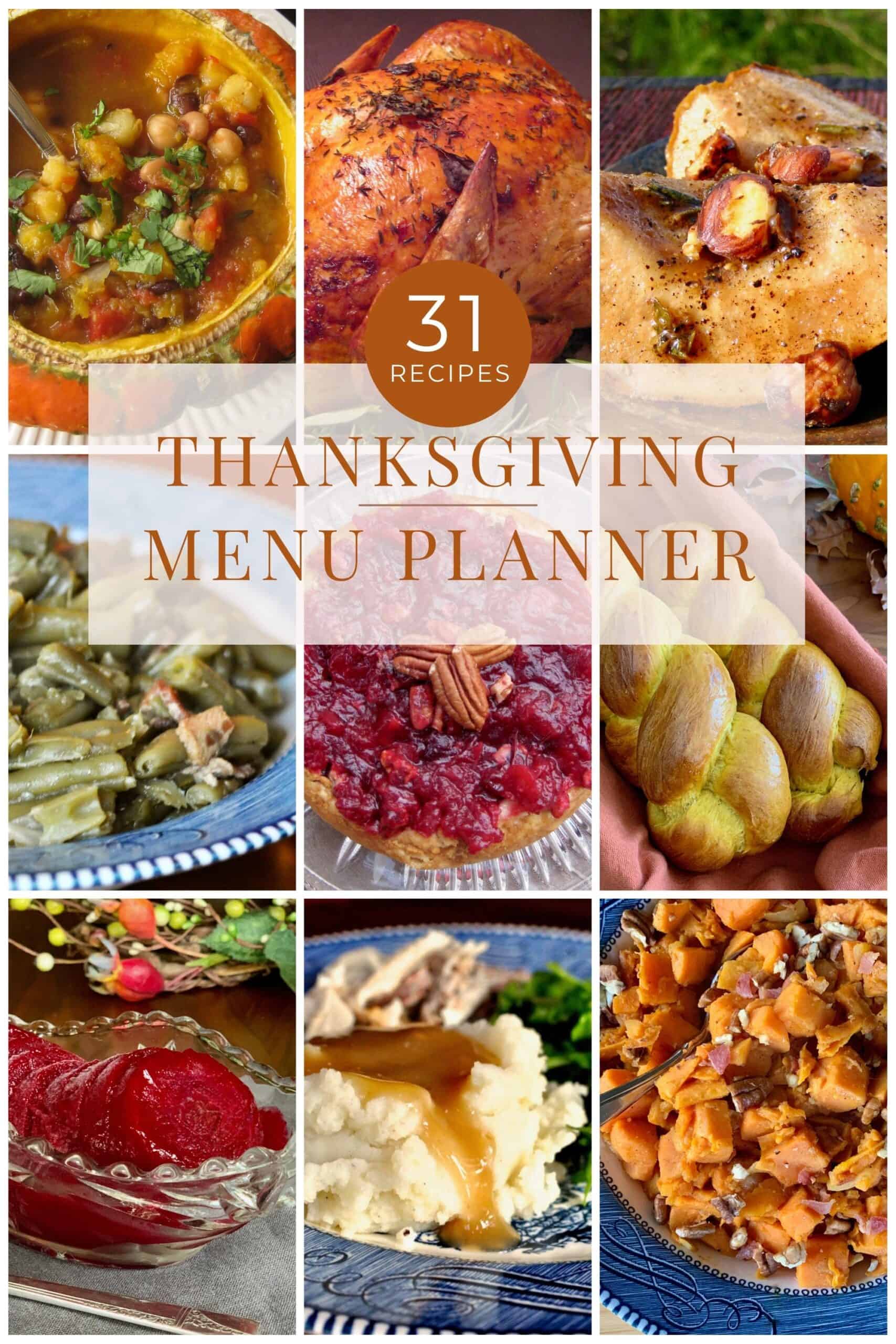 31 Recipes for Planning Your Thanksgiving Menu - My Own Sweet Thyme